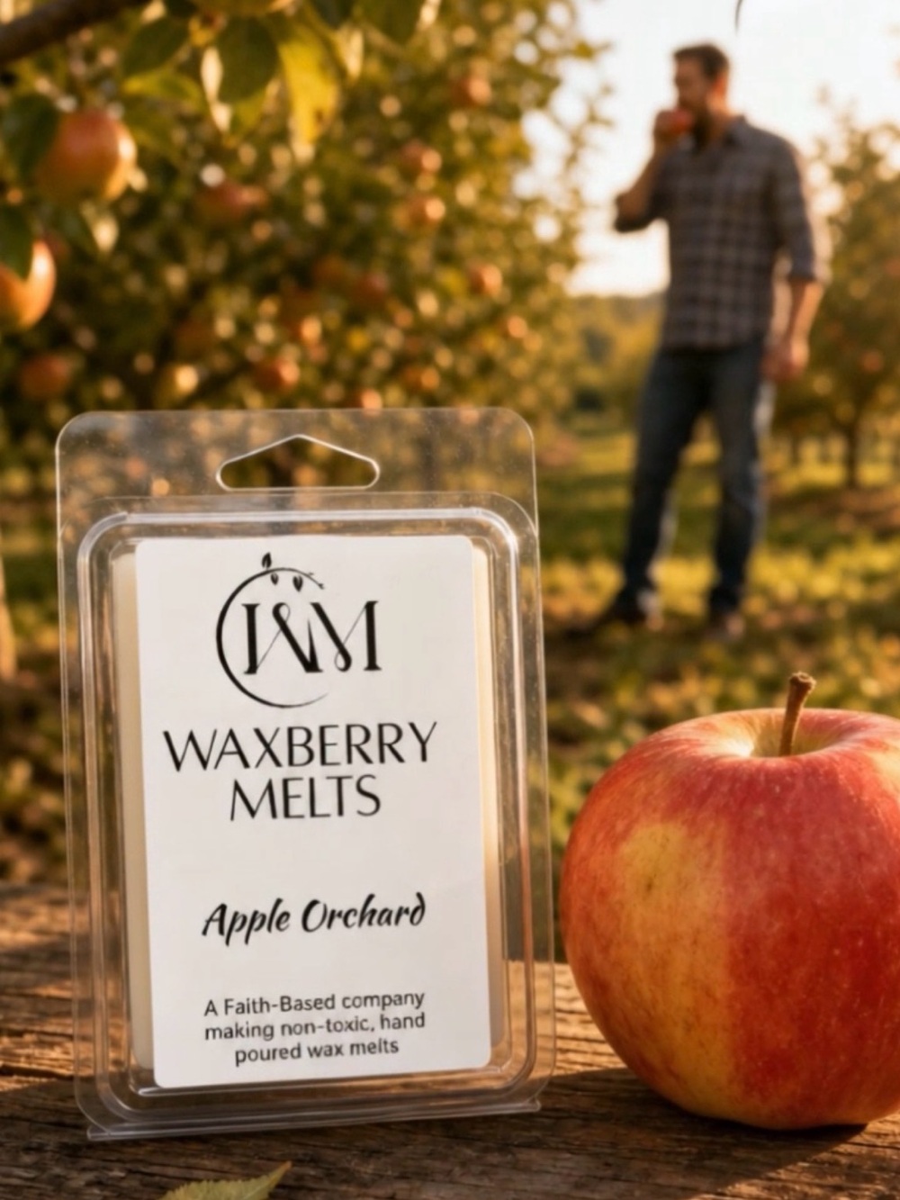 Hand Crafted Beeswax Melts in Apple Orchard Scent